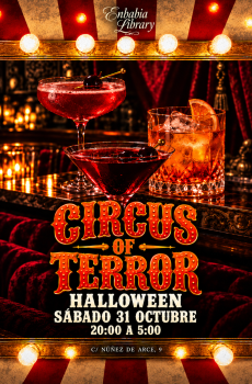 🎪 CIRCUS OF TERROR – HALLOWEEN EN ENBABIA LIBRARY 🎃